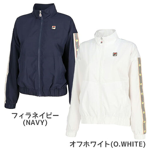 フィラFILAテニスウェアジャケットTrackJacketトラックジャケットレディース大人ウォームアップ練習着ジップアウタークラブ活動移動着CZ6FGW034
