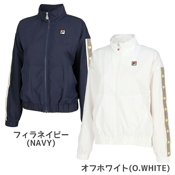 フィラFILAテニスウェアジャケットTrackJacketトラックジャケットレディース大人ウォームアップ練習着ジップアウタークラブ活動移動着CZ6FGW034