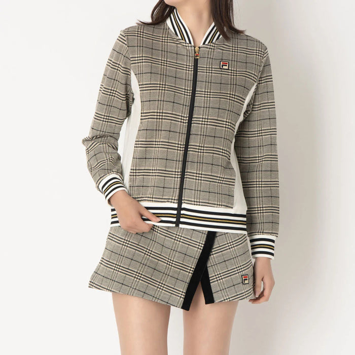 フィラFILAテニスウェアジャケットTrackJacketトラックジャケットレディース大人ウォームアップ練習着羽織りアウタークラブ活動移動着CZ6FGW046