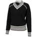 フィラFILAテニスウェアセーターレディース大人V-neckSweaterブイネックセーターVネックニット薄手12G畔編みポリエステルCZ6FGW048
