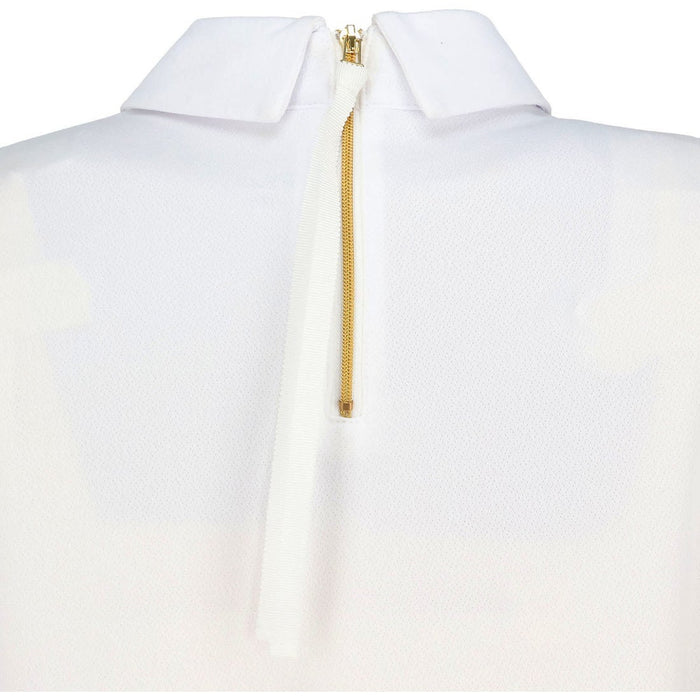 フィラFILAテニスウェアポロシャツレディース大人PoloShirtメッシュフレアティアードバックファスナードライタッチCZ6FGW050