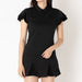 フィラFILAテニスウェアポロシャツレディース大人PoloShirtメッシュフレアティアードバックファスナードライタッチCZ6FGW050