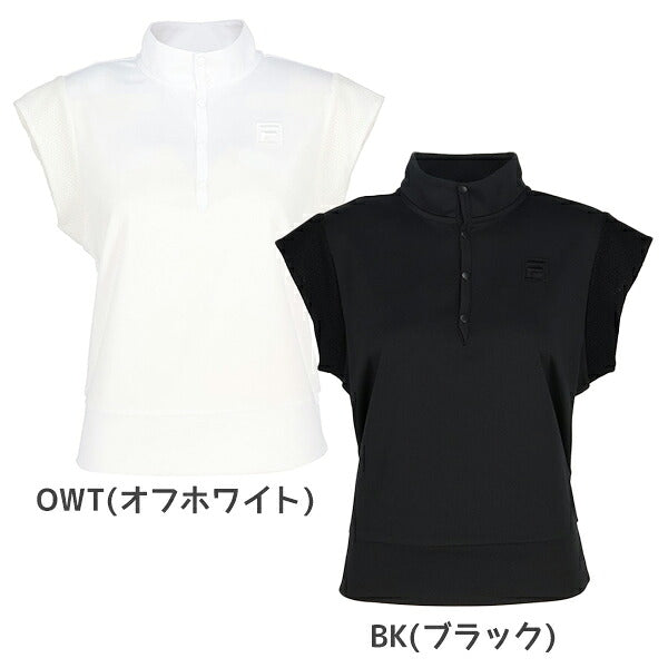 フィラFILAテニスウェアゲームシャツレディース大人GameShirtメッシュドライタッチドットCZ6FGW051