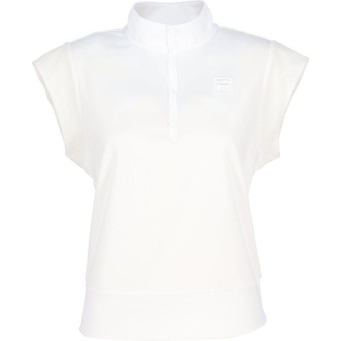 フィラFILAテニスウェアゲームシャツレディース大人GameShirtメッシュドライタッチドットCZ6FGW051