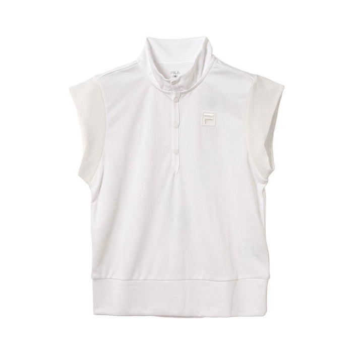 フィラFILAテニスウェアゲームシャツレディース大人GameShirtメッシュドライタッチドットCZ6FGW051