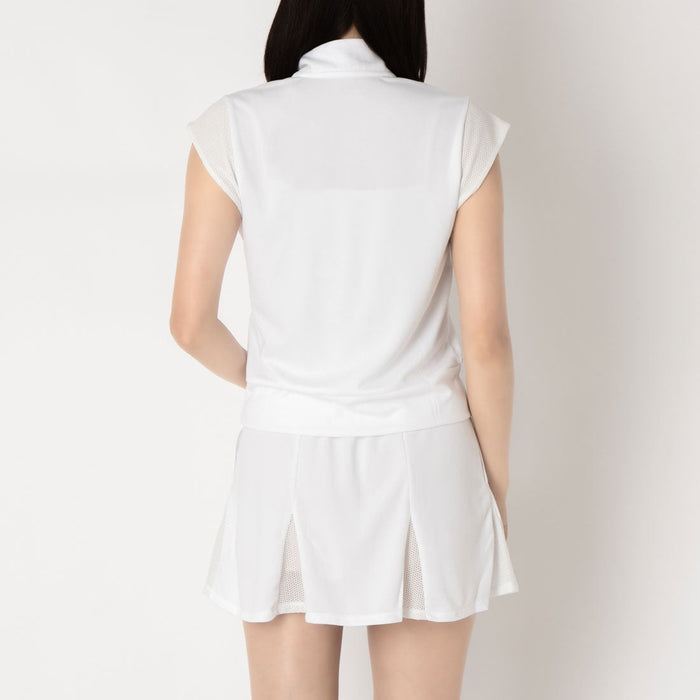 フィラFILAテニスウェアゲームシャツレディース大人GameShirtメッシュドライタッチドットCZ6FGW051