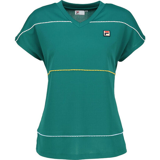 【ネコポス送料無料】フィラFILAレディーステニスウエアーシャツテニスウエアーシャツゲームシャツ半袖CZ6SGW016