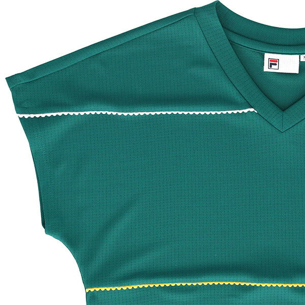 【ネコポス送料無料】フィラFILAレディーステニスウエアーシャツテニスウエアーシャツゲームシャツ半袖CZ6SGW016