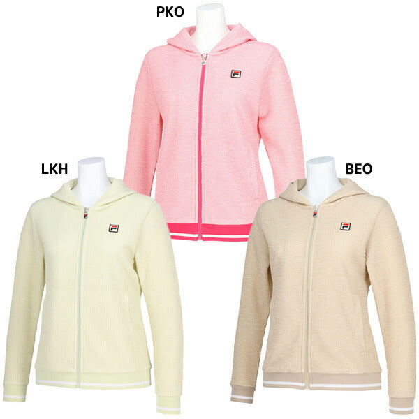 フィラFILAレディースウォームアップパンツパイルフルジップパーカージャケットCZ6SGW020