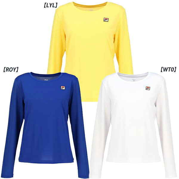 【予約販売】フィラFILAレディースロングスリーブシャツ長袖テニスCZ6SGW028