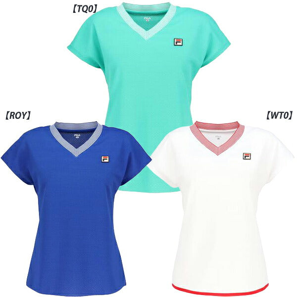【予約販売】フィラFILAレディースゲームシャツ半袖テニスCZ6SGW032