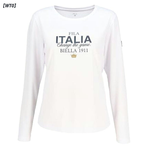 【予約販売】フィラFILAレディースロングスリーブグラフィックTシャツ長袖テニスCZ6SGW043