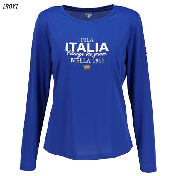 【予約販売】フィラFILAレディースロングスリーブグラフィックTシャツ長袖テニスCZ6SGW043