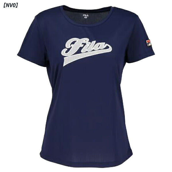 【予約販売】フィラFILAレディースアップリケTシャツ半袖テニスCZ6SGW046