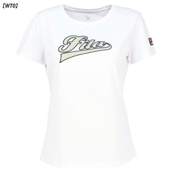 【予約販売】フィラFILAレディースアップリケTシャツ半袖テニスCZ6SGW046