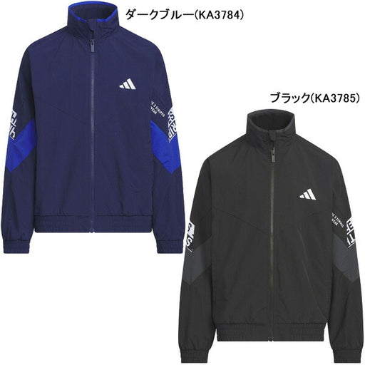 アディダスadidas裏メッシュジュニアUWORDウーブンジャケットDC094サッカーフットサルブレーカー子供用