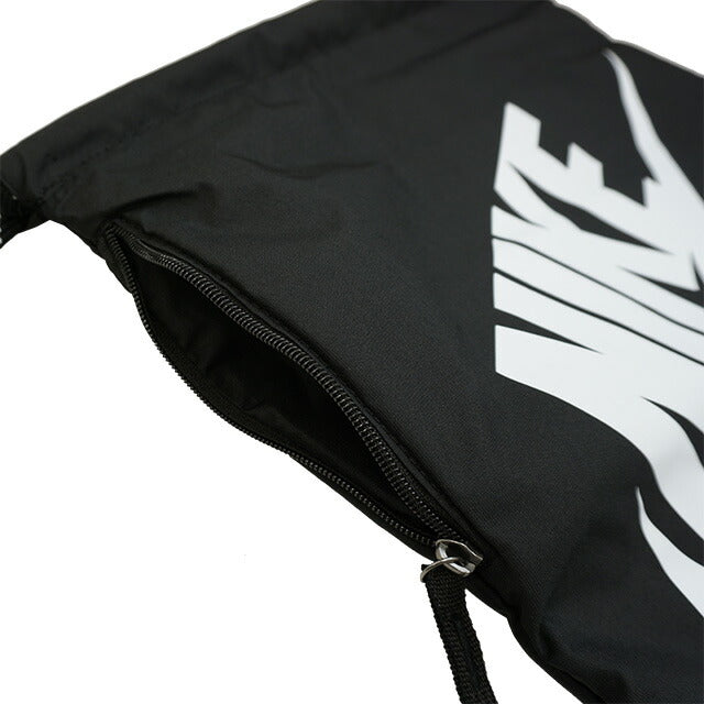 ナイキNIKEヘリテージドローコードバッグDC4245-010サッカーフットサルスポーツナップサックジムサック13Lブラック黒