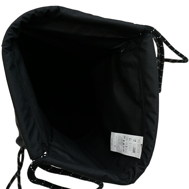 ナイキNIKEヘリテージドローコードバッグDC4245-010サッカーフットサルスポーツナップサックジムサック13Lブラック黒