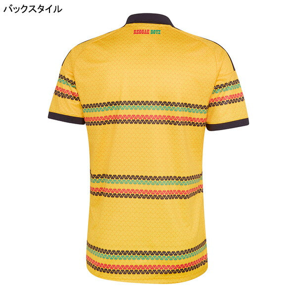 ジャマイカ代表JAM2026×ボブ・マーリーレプリカホームユニフォームDG859-KD0959サッカー半袖ボールドゴールドアディダスadidas