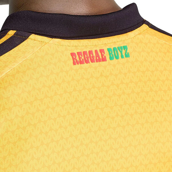 ジャマイカ代表JAM2026×ボブ・マーリーレプリカホームユニフォームDG859-KD0959サッカー半袖ボールドゴールドアディダスadidas