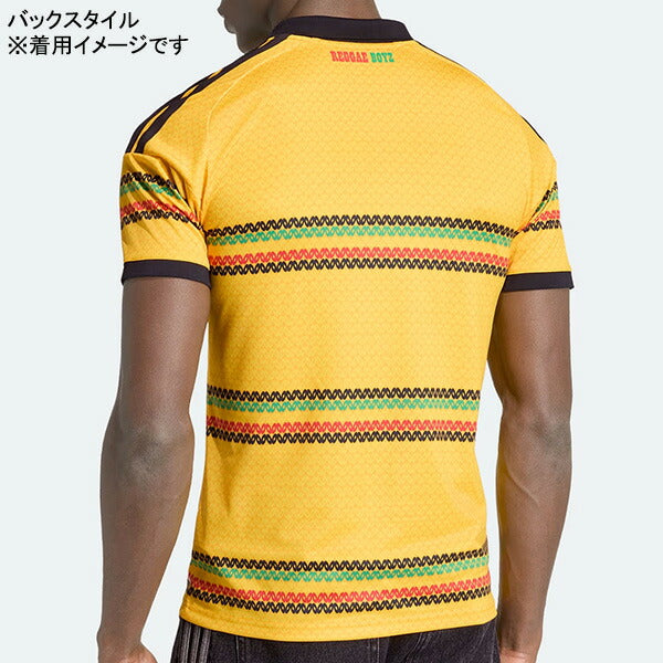 ジャマイカ代表JAM2026×ボブ・マーリーレプリカホームユニフォームDG859-KD0959サッカー半袖ボールドゴールドアディダスadidas