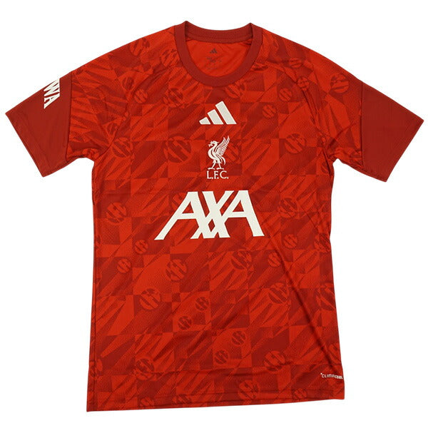 リバプールLFC2026プレマッチジャージDH227-KB5790サッカーレプリカプラシャツレッドアディダスadidas