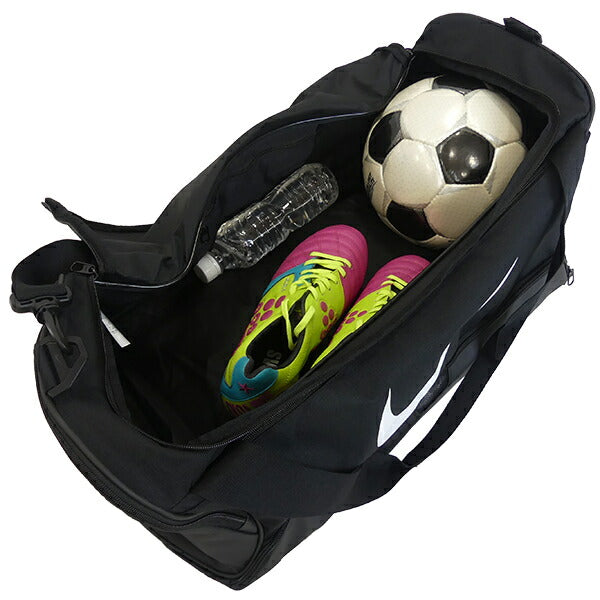 ナイキNIKEダッフルバッグミディアム60LDH7710-010サッカーフットサルブラジリア9.5トレーニングボストンバッグ合宿遠征旅行ブラック
