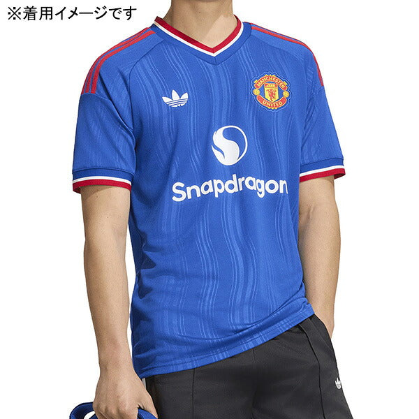 マンチェスターユナイテッドMUN2026-27レプリカアウェイユニフォーム半袖DJ145-KA6861サッカーロイヤルブルーアディダスadidas