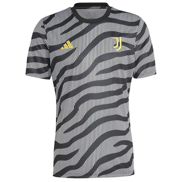 【ショップ限定エントリーでさらに+9倍】【ネコポス送料無料】ユベントスJUV2023-24プレマッチジャージーDJE76-HZ5033サッカーレプリカプラクティスシャツ半袖練習着アディダスadidas