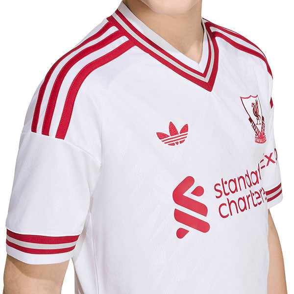 リバプールLFC2026-27ジュニアアウェイレプリカユニフォームDM314-KB8302サッカープレミアリーグ2mdユニフォーム子供用アディダス