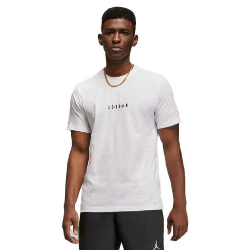 【ネコポス送料無料】ナイキNIKEバスケットボールTシャツナイキジョーダンEMBJORDANAIRS/Sクルーホワイト