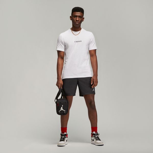 【ネコポス送料無料】ナイキNIKEバスケットボールTシャツナイキジョーダンEMBJORDANAIRS/Sクルーホワイト