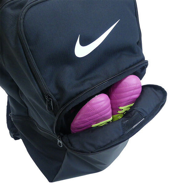 【ショップ限定エントリーでさらに+9倍】ナイキNIKEブラジリアXLトレーニングバックパック9.5DM3975-010サッカーフットサル30Lリュックサックスポーツバッグシューズ収納ブラック黒