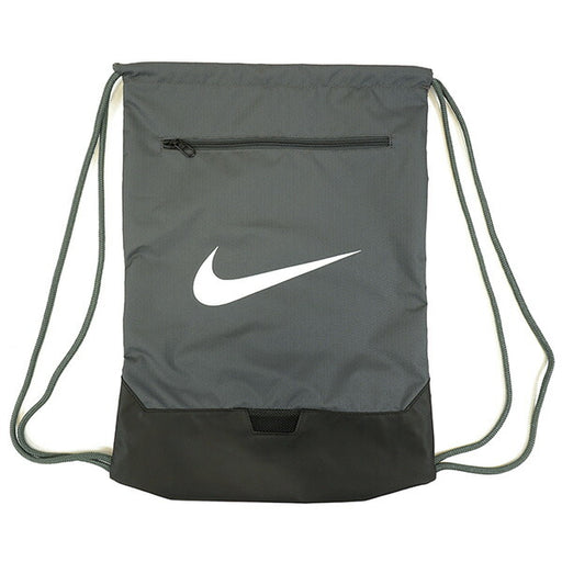 【ネコポス送料無料】ナイキNIKEブラジリア9.5トレーニングジムサックDM3978-068サッカーフットサルナップサック18Lアイアングレー