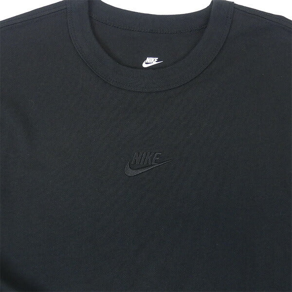 【ショップ限定エントリーでさらに+9倍】ナイキNIKENSWプレミアムエッセンシャルロングスリーブTシャツDO7391-010サッカーフットサルロンTカジュアルブラック