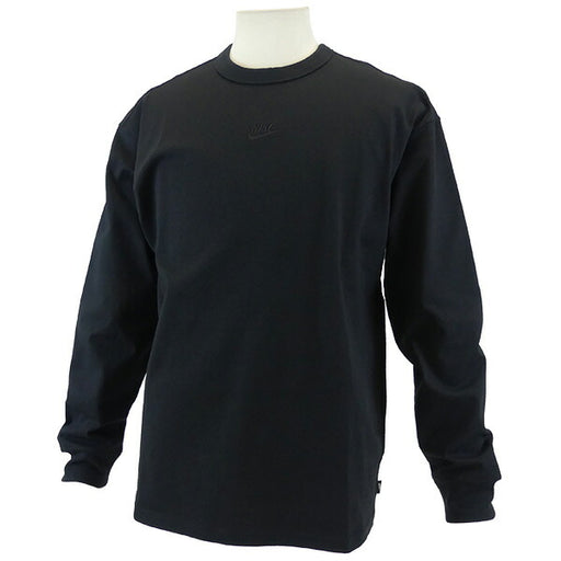 【ショップ限定エントリーでさらに+9倍】ナイキNIKENSWプレミアムエッセンシャルロングスリーブTシャツDO7391-010サッカーフットサルロンTカジュアルブラック