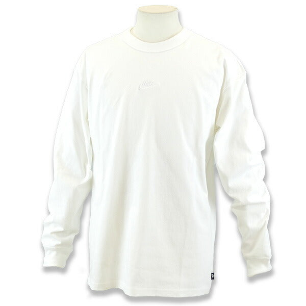 【ショップ限定エントリーでさらに+9倍】ナイキNIKENSWプレミアムエッセンシャルロングスリーブTシャツDO7391-100サッカーフットサルロンTカジュアルホワイト