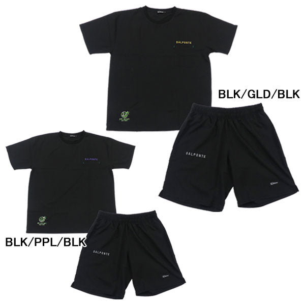 【上下セット】ダウポンチDalponteリラクシャークロス半袖ピステプラクティスパンツDPZ-FS25/DPZ-FS26サッカーフットサルトレーニングセット