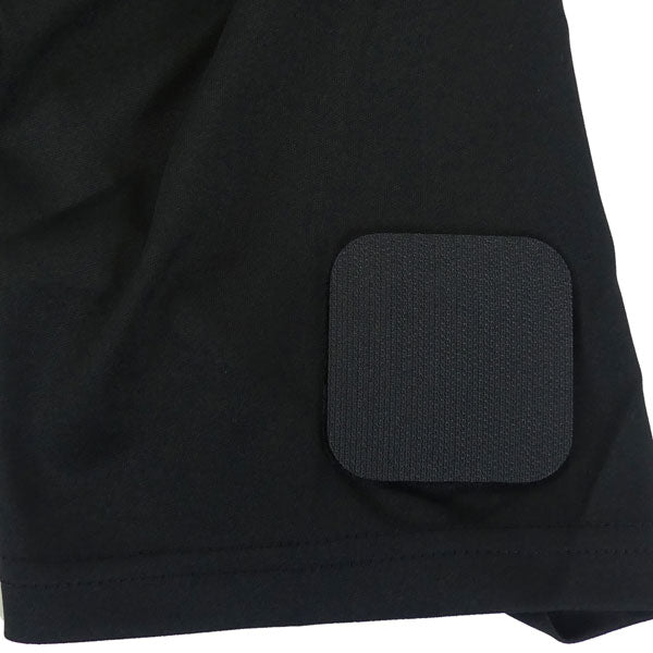 【ネコポス送料無料】ダウポンチdalponte半袖レフェリーシャツDPZ0103サッカーフットサル審判用ブラックメンズ