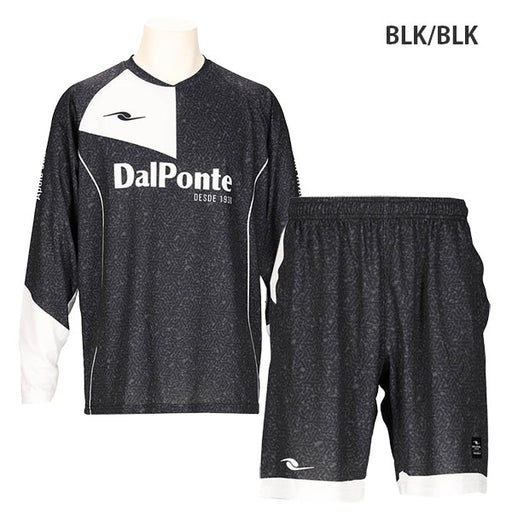 【上下セット】ダウポンチdalponte昇華ロングスリーブプラシャツプラパンツDPZ0440DPZ0441サッカーフットサルプラクティスセット長袖プラクティスシャツショートパンツメンズ