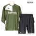 【上下セット】ダウポンチdalponte昇華ロングスリーブプラシャツプラパンツDPZ0440DPZ0441サッカーフットサルプラクティスセット長袖プラクティスシャツショートパンツメンズ