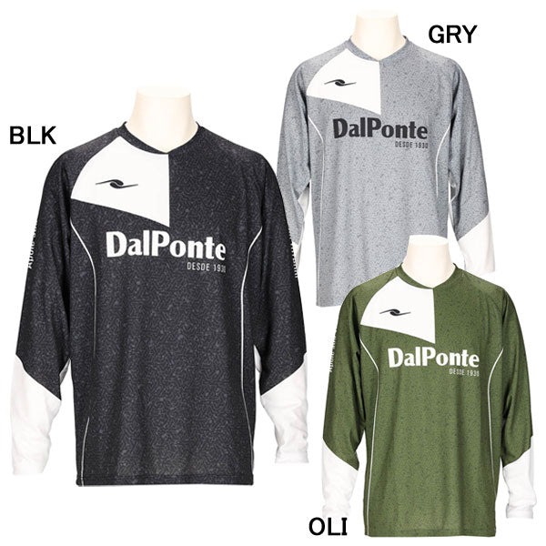 【ネコポス送料無料】ダウポンチdalponte昇華ロングスリーブプラシャツDPZ0440サッカーフットサル長袖プラシャツ練習メンズ