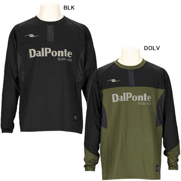 【ネコポス送料無料】ダウポンチDalPonte裏起毛ウォームプラシャツDPZ0443サッカーフットサルプラシャツ長袖練習着メンズ