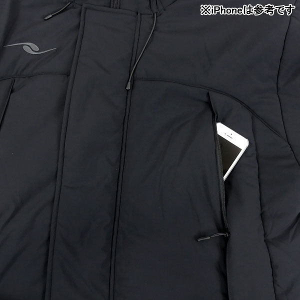 ダウポンチメンズインサレーションハーフコートDPZ0449サッカーフットサル中綿撥水防寒