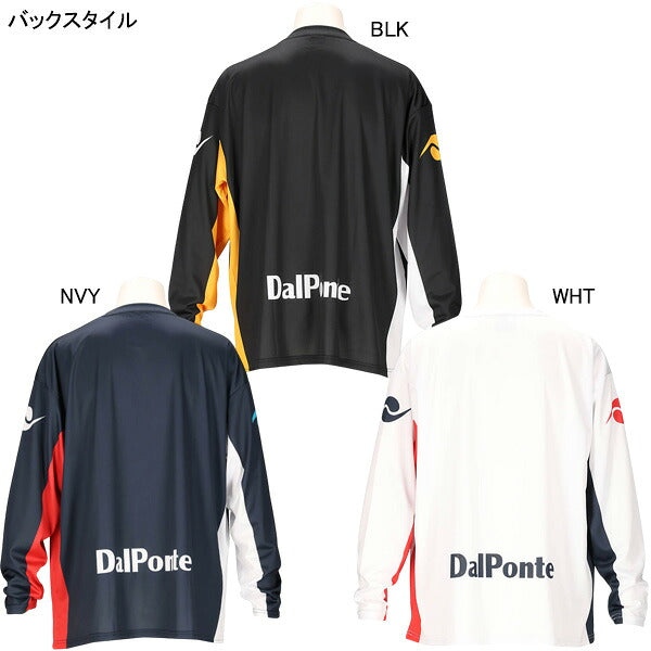 【ネコポス送料無料】ダウポンチDalPonteNOVENTA昇華ロングスリーブプラシャツDPZ0479サッカーフットサルプラクティスシャツ長袖練習着メンズ