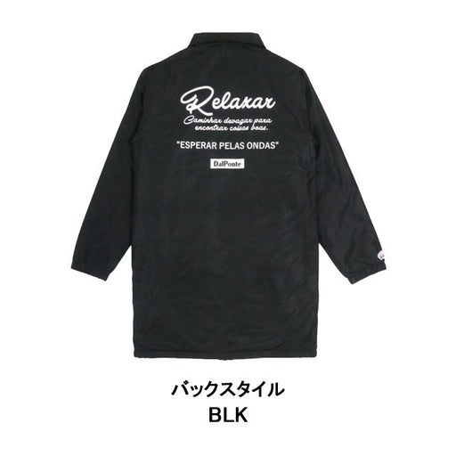 ダウポンチdalponteロング裏ボアコーチジャケットメンズDPZRX114サッカーフットサルコートウインドブレーカーメンズ