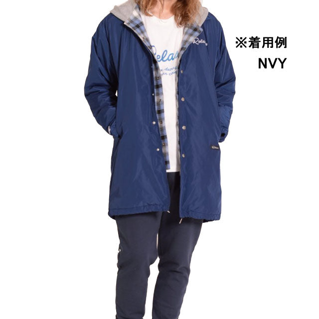 ダウポンチdalponteロング裏ボアコーチジャケットメンズDPZRX114サッカーフットサルコートウインドブレーカーメンズ