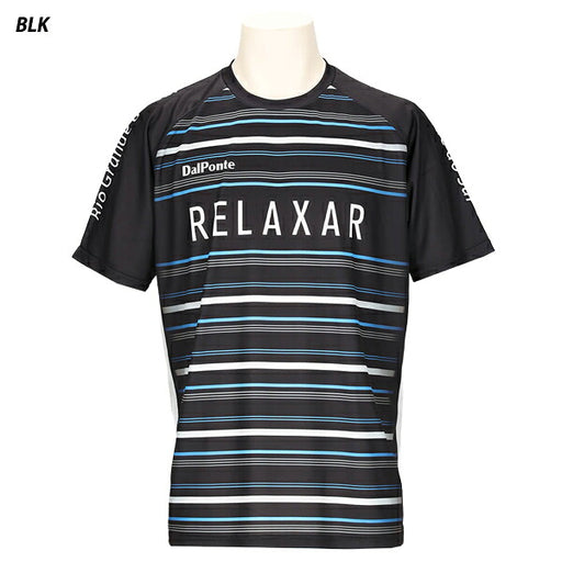 【ネコポス対応可】ダウポンチDalponteボーダープラシャツサッカーフットサル半袖シャツDPZ-RX218