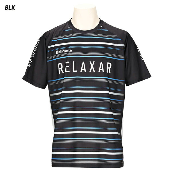 【ネコポス対応可】ダウポンチDalponteボーダープラシャツサッカーフットサル半袖シャツDPZ-RX218