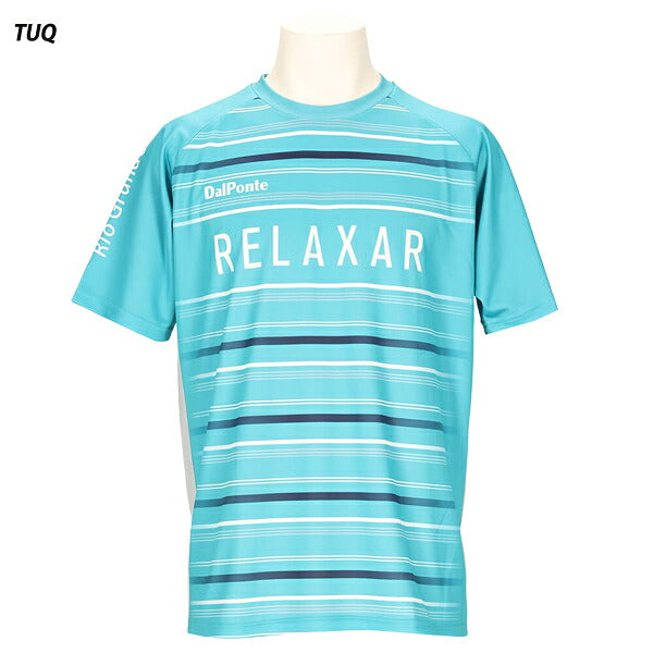 【ネコポス対応可】ダウポンチDalponteボーダープラシャツサッカーフットサル半袖シャツDPZ-RX218